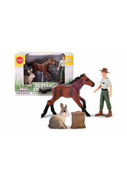 Zestaw Farma - Kowboj i koń