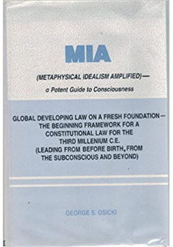 Mia  Metaphysical Idealism Amplified  A Potent Guide to Consciousness