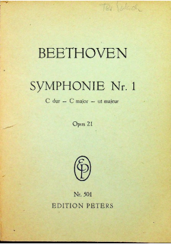 Beethoven symphonie nr 1 Opus 21