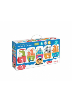 Puzzle z dziurką Pociąg do liczenia