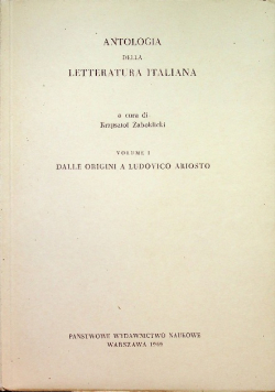 Antologia della letteratura Italiana Volume I