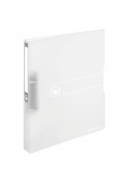 Segregator A4 PP 2R 1,6cm biały transparentny Easy