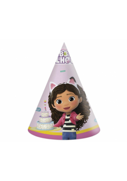 Czapeczki papierowe Gabby's Dollhouse 6szt