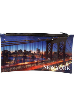Piórnik PP z nadrukiem na suwak New York