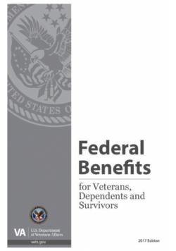 Federal Benefits for Veterans, Dependents and Survivors, 2017