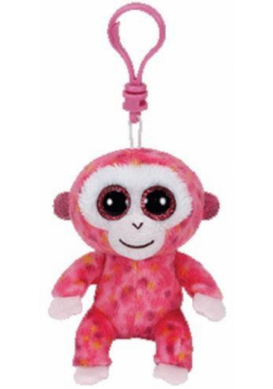 Beanie Boos Ruby - Różowa Małpka brelok