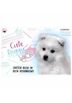 Blok rysunkowy A4/20K biały Cute Doggy (20szt)