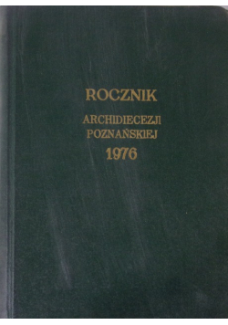 Rocznik Archidiecezji Poznańskiej 1976