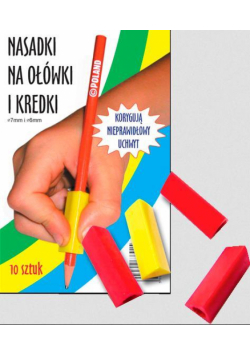 Trójkątne nasadki na ołówki i kredki (10 szt.)