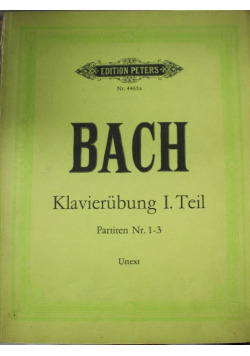 Bach Klavierubung I Teil