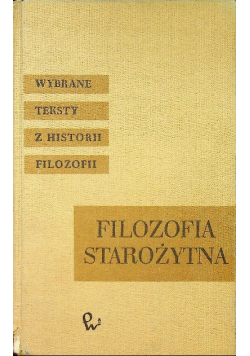 Filozofia starożytna