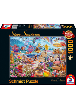 Puzzle PQ 1000 Zwierzaki na plaży (Beach Mania) G3