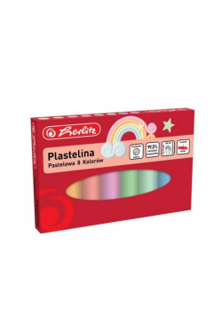 Plastelina pastelowa 8 kolorów
