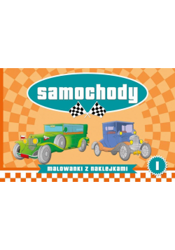 Malowanki z naklejkami - Samochody cz.1