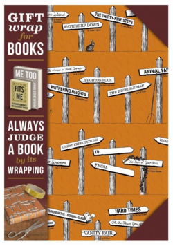 Gift wrap Papier do książki Novel signposts