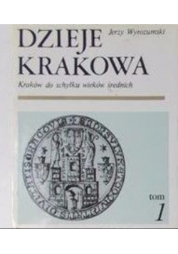 Dzieje Krakowa tom 1