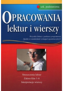 Opracowania lektur i wierszy szkoła podstawowa