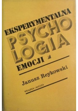 Eksperymentalna psychologia emocji