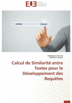 Calcul de similarité entre textes pour le développement des requêtes