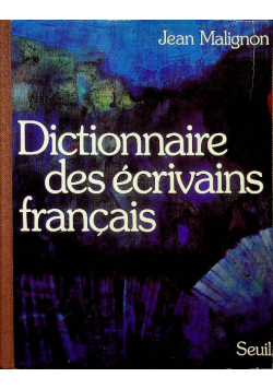 Dictionnaire des ecrivains