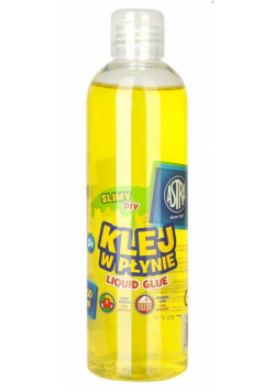 Klej w płynie transparentny żółty 250ml ASTRA