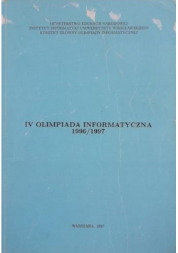 IV olimpiada informatyczna 1996 / 1997