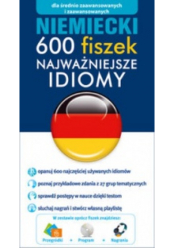 Niemiecki 600 fiszek Najważniejsze idiomy
