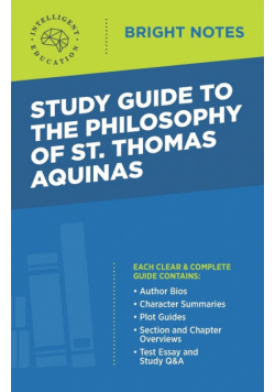 Study Guide to The Philosophy of St Thomas Aquinas