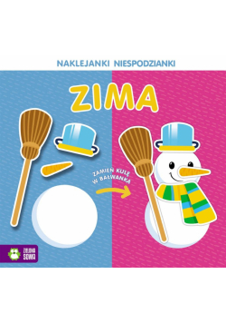 Naklejanki niespodzianki. Zima