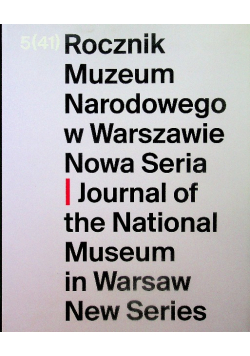 Rocznik Muzeum Narodowego w Warszawie Nowa Seria nr 5