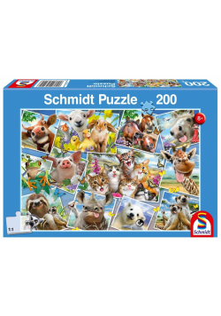 Puzzle 200 Zwierzątka robią selfie G3