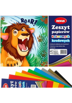 Zeszyt papierów kolor. kred. A4/8K (10szt)