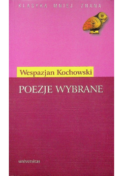 Kochanowski poezje wybrane