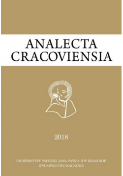 Analecta Cracoviensia 2018
