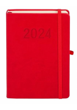 Kalendarz 2024 Memo A5 TDW czerwony