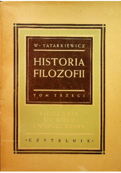 Historia filozofii Tom 3 1950 r.