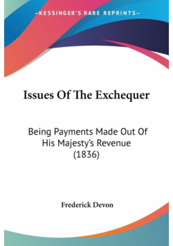 Issues Of The Exchequer