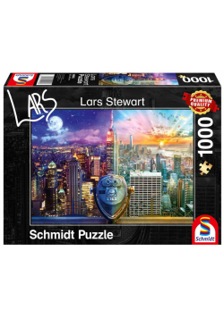 Puzzle PQ 1000 Lars Stewart Nowy Jork dzień/noc G3