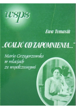 Ocalić od zapomnienia tomasik