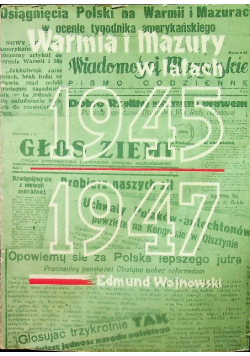 Warmia i mazury w latach 1945 1947