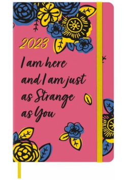Kalendarz 2023 tygodniowy 12ML Frida Kahlo pink