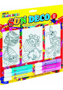 Farby witr.Sun Deco II 6 kol.+6 witraży AMOS