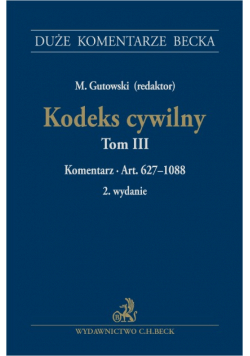 Kodeks cywilny Tom III
