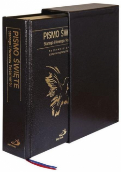 Pismo Święte ST i NT etui, skóra czarna