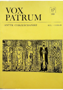 Vox Patrum Nr 17 / 1989