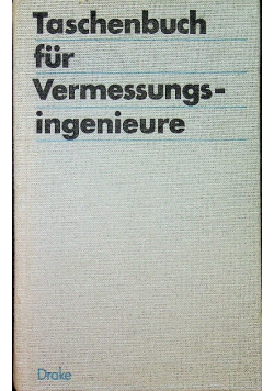 Taschenbuch fur vermessungsingenieure