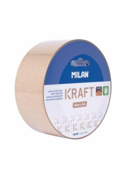Taśma pakowa papierowa kraft 50mm x 66m MILAN