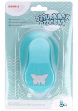 Dziurkacz ozdobny - Motyl 5cm MIX