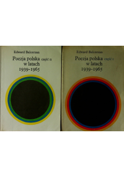 Poezja polska w latach 1939 - 1965 część 1 i 2