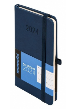 Kalendarz 2024 Memo A6 TDW granatowy